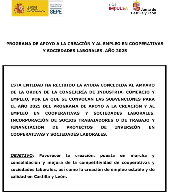 programa de apoyo 2025